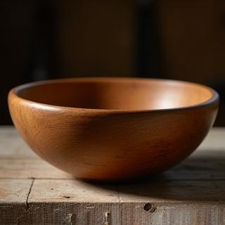 Member handmade wooden bowl